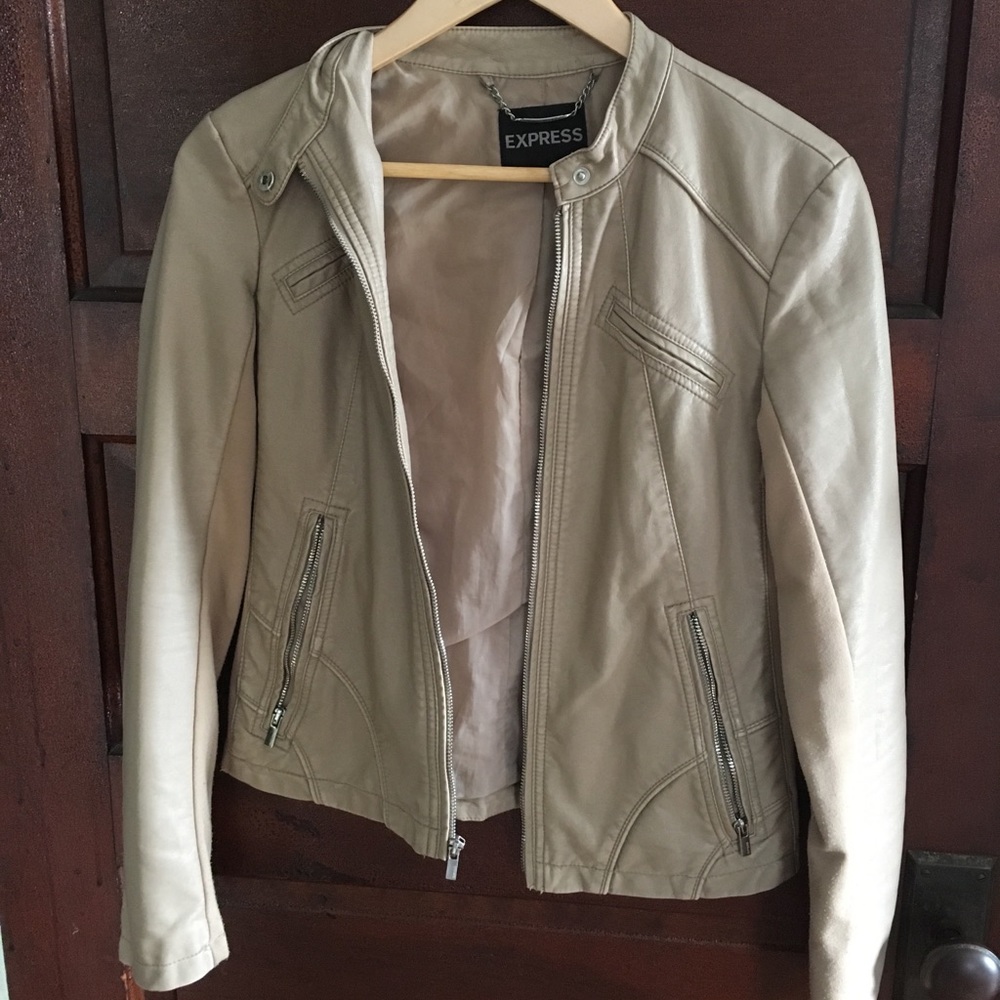 Express faux leather jacket